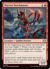 Warren Torchmaster -  Foil (ECL-163) - Lorwyn Eclipsed