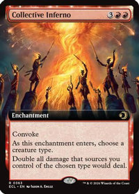 Collective Inferno (Extended Art) -  Foil (ECL-363) - Lorwyn Eclipsed