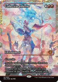 Collective Inferno (Showcase) (Fracture Foil) -  Foil (ECL-397) - Lorwyn Eclipsed