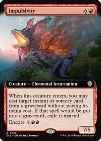 Impulsivity (Extended Art) -  (ECC-033) - Commander: Lorwyn Eclipsed
