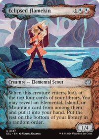 Eclipsed Flamekin (Showcase) -  Foil (ECL-337) - Lorwyn Eclipsed
