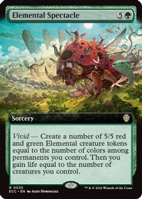 Elemental Spectacle (Extended Art) -  (ECC-035) - Commander: Lorwyn Eclipsed
