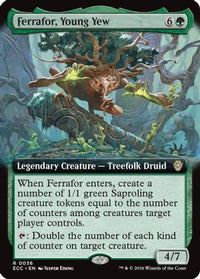Ferrafor, Young Yew (Extended Art) -  Foil (ECC-036) - Commander: Lorwyn Eclipsed