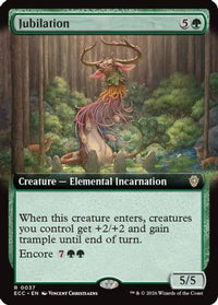 Jubilation (Extended Art) -  Foil (ECC-037) - Commander: Lorwyn Eclipsed