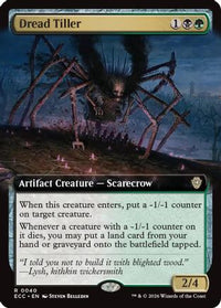 Dread Tiller (Extended Art) -  (ECC-040) - Commander: Lorwyn Eclipsed