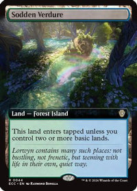 Sodden Verdure (Extended Art) -  (ECC-044) - Commander: Lorwyn Eclipsed