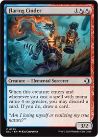 Flaring Cinder -  Foil (ECL-225) - Lorwyn Eclipsed
