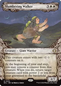 Slumbering Walker (Showcase) -  Foil (ECL-302) - Lorwyn Eclipsed