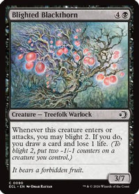 Blighted Blackthorn -  Foil (ECL-090) - Lorwyn Eclipsed