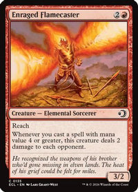 Enraged Flamecaster -  (ECL-135) - Lorwyn Eclipsed