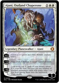 Ajani, Outland Chaperone -  Foil (ECL-004) - Lorwyn Eclipsed