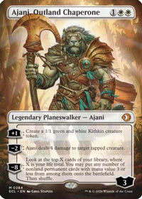 Ajani, Outland Chaperone (Borderless) -  Foil (ECL-284) - Lorwyn Eclipsed