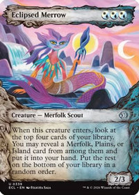 Eclipsed Merrow (Showcase) -  (ECL-339) - Lorwyn Eclipsed