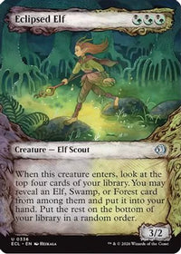 Eclipsed Elf (Showcase) -  (ECL-336) - Lorwyn Eclipsed
