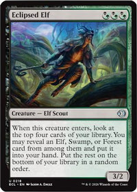 Eclipsed Elf -  (ECL-218) - Lorwyn Eclipsed