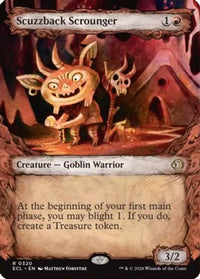 Scuzzback Scrounger (Showcase) -  (ECL-320) - Lorwyn Eclipsed