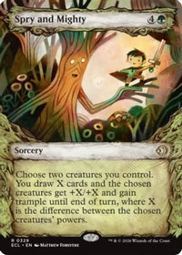 Spry and Mighty (Showcase) -  Foil (ECL-329) - Lorwyn Eclipsed