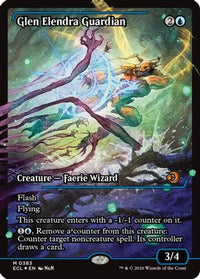 Glen Elendra Guardian (0383) (Showcase) -  Foil (ECL-383) - Lorwyn Eclipsed