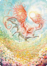 Eirdu, Carrier of Dawn Art Card (Gold-Stamped Signature) -  (ASECL-030) - Art Series: Lorwyn Eclipsed