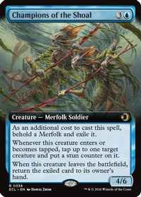 Champions of the Shoal (Extended Art) -  Foil (ECL-356) - Lorwyn Eclipsed