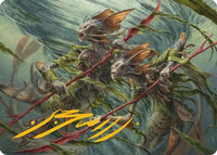 Champions of the Shoal Art Card (Gold-Stamped Signature) -  (ASECL-006) - Art Series: Lorwyn Eclipsed