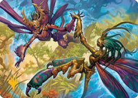Illusion Spinners Art Card (Gold-Stamped Planeswalker Symbol) -  (ASECL-008) - Art Series: Lorwyn Eclipsed
