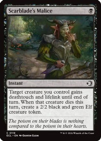 Scarblade's Malice -  Foil (ECL-119) - Lorwyn Eclipsed