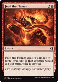 Feed the Flames -  Foil (ECL-137) - Lorwyn Eclipsed