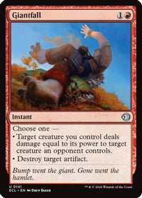 Giantfall -  Foil (ECL-141) - Lorwyn Eclipsed