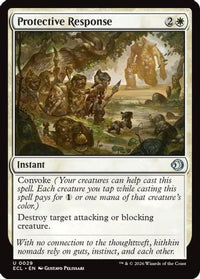 Protective Response -  Foil (ECL-029) - Lorwyn Eclipsed