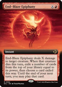 End-Blaze Epiphany (Extended Art) -  (ECL-364) - Lorwyn Eclipsed