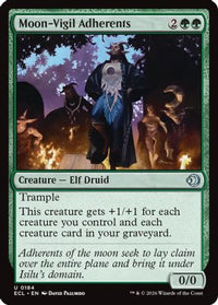 Moon-Vigil Adherents -  Foil (ECL-184) - Lorwyn Eclipsed