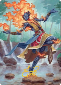 Ashling, Rekindled Art Card (16/54) (Gold-Stamped Signature) -  (ASECL-016) - Art Series: Lorwyn Eclipsed
