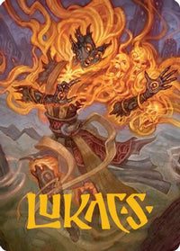 Ashling, Rekindled Art Card (33/54) (Gold-Stamped Signature) -  (ASECL-033) - Art Series: Lorwyn Eclipsed