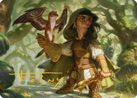 Crossroads Watcher Art Card (Gold-Stamped Signature) -  (ASECL-020) - Art Series: Lorwyn Eclipsed