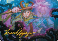 Stoic Grove-Guide Art Card (Gold-Stamped Signature) -  (ASECL-025) - Art Series: Lorwyn Eclipsed