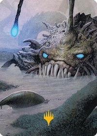 Deceit Art Card (Gold-Stamped Planeswalker Symbol) -  (ASECL-035) - Art Series: Lorwyn Eclipsed