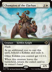 Champion of the Clachan (Extended Art) -  Foil (ECL-353) - Lorwyn Eclipsed