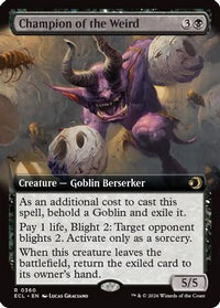 Champion of the Weird (Extended Art) -  Foil (ECL-360) - Lorwyn Eclipsed