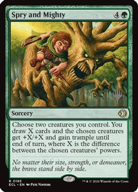 Spry and Mighty -  Foil (PPECL-195) - Promo Pack: Lorwyn Eclipsed