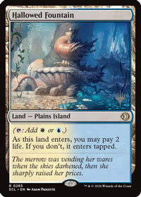 Hallowed Fountain -  Foil (PPECL-265) - Promo Pack: Lorwyn Eclipsed