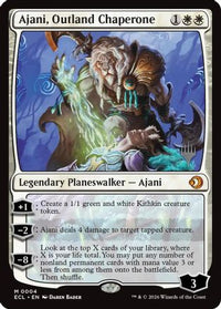 Ajani, Outland Chaperone -  Foil (PPECL-004) - Promo Pack: Lorwyn Eclipsed
