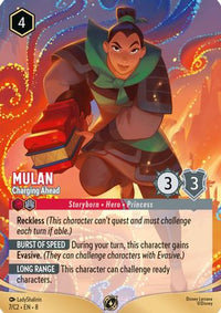 Mulan - Charging Ahead (7)  - Disney Lorcana Promo Cards
