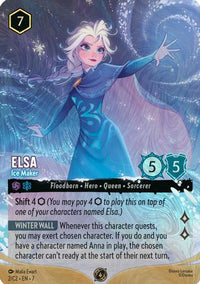 Elsa - Ice Maker (Foil) (2) Holofoil - Disney Lorcana Promo Cards