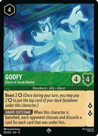 Goofy - Ghost of Jacob Marley (83/204) Cold Foil - Winterspell
