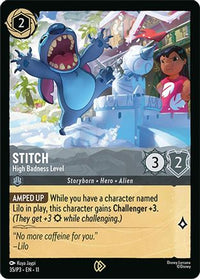 Stitch - High Badness Level (35) Cold Foil - Disney Lorcana Promo Cards