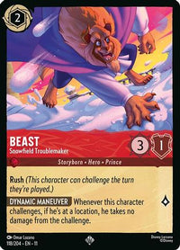 Beast - Snowfield Troublemaker (118/204) Cold Foil - Winterspell