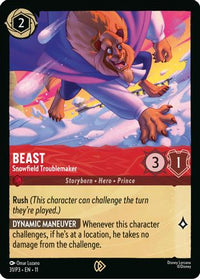 Beast - Snowfield Troublemaker (31) Cold Foil - Disney Lorcana Promo Cards