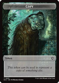 Copy // Scarecrow Double-Sided Token -  Foil (ECC-1 // 11) - Commander: Lorwyn Eclipsed