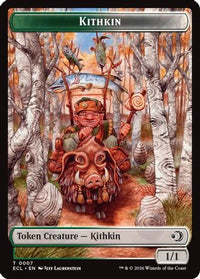 Kithkin // Treasure Double-Sided Token -  Foil (ECL-7 // 10) - Lorwyn Eclipsed